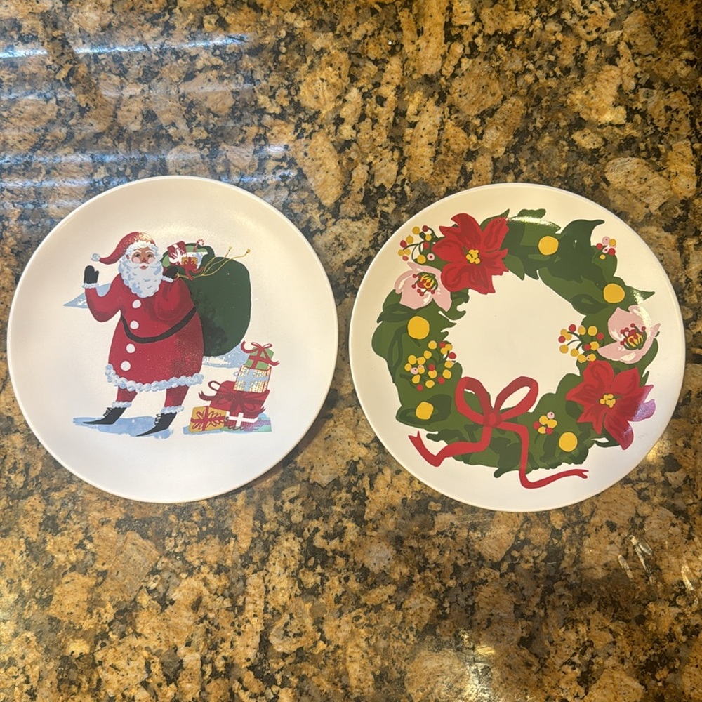 Threshold Holiday Stoneware Appetizer Plates